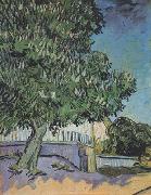 Vincent Van Gogh Chestnut Tree in Blossom (nn04) oil painting on canvas